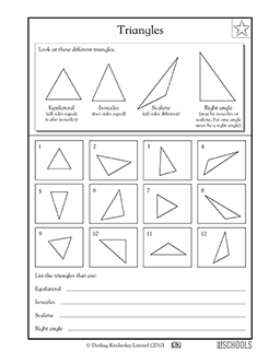 4th Grade Identifying Angles Worksheet
