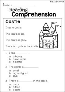 Reading Comprehension Set 1 Kindergarten reading worksheets, Reading