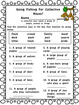 Grade 2 Nouns Worksheet For Grade 1 Pdf