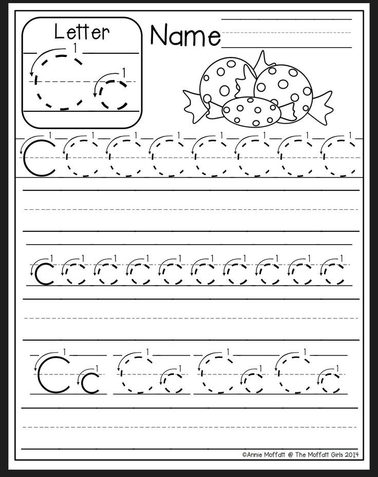 Writing Letter C Worksheets For Kindergarten