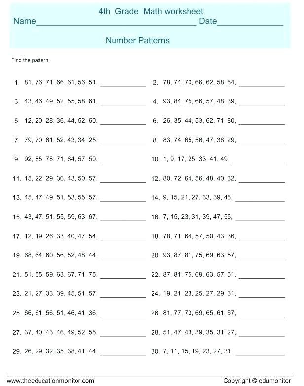 Free 7Th Grade Math Worksheets Common Core