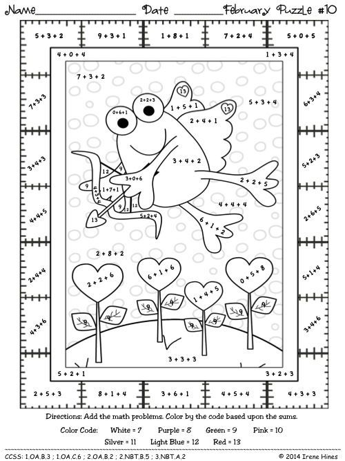 Fun Coloring Worksheets For 2nd Grade