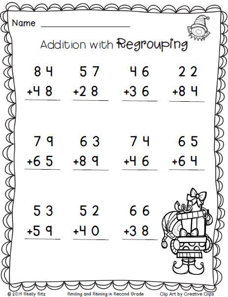 Addition Free Printable Math Worksheets For 2nd Grade