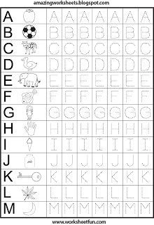 Preschool Abc Worksheets For Kindergarten Printables