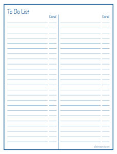 Lined Two Column To Do List {Free Printable} To do lists printable