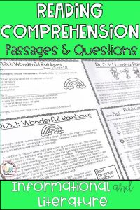 These reading passages and comprehension questions cover ALL third
