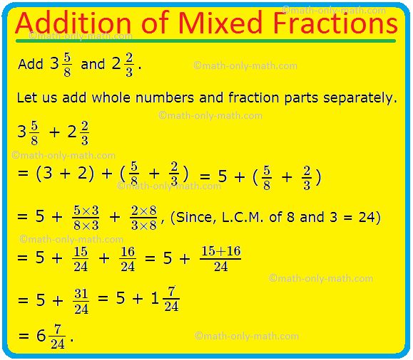 How To Add And Multiply Mixed Fractions