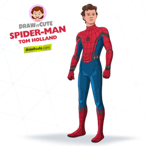 How to draw SpiderMan Tom Holland tomholland tomhollandspiderman