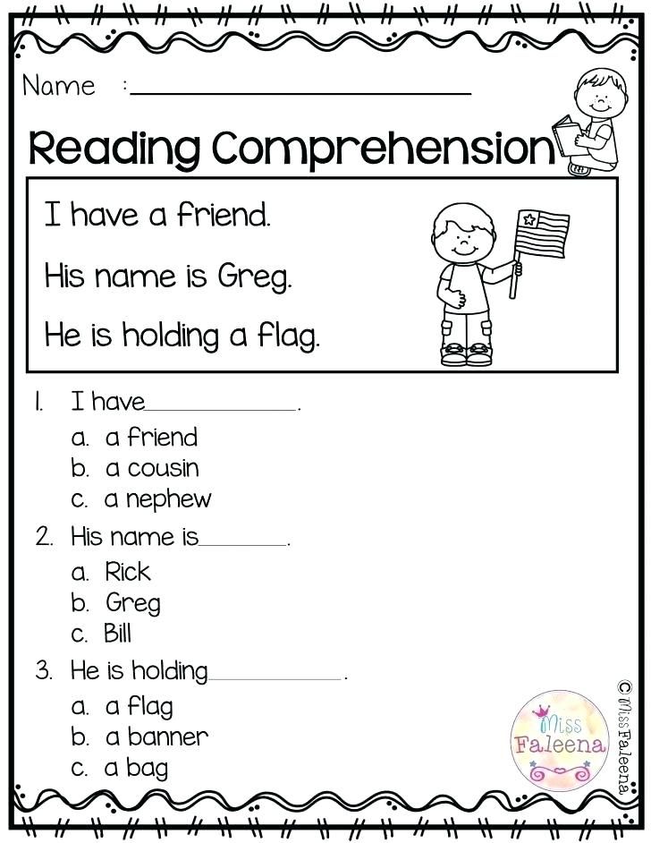 Reading Comprehension Worksheets Pdf Grade 7
