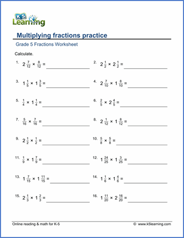 Dividing Whole Numbers By Unit Fractions Worksheet Pdf