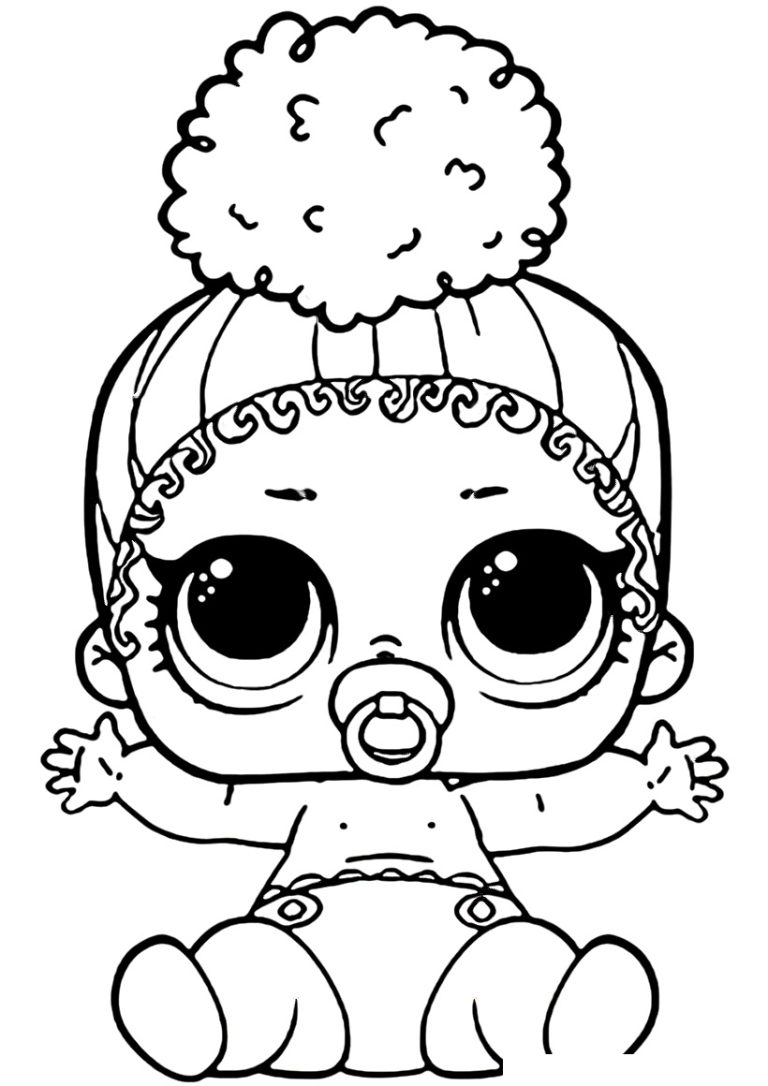 Lol Doll Coloring Pages Baby