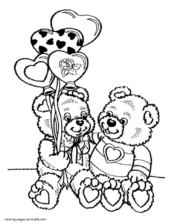 Valentines Day Coloring Pages Disney