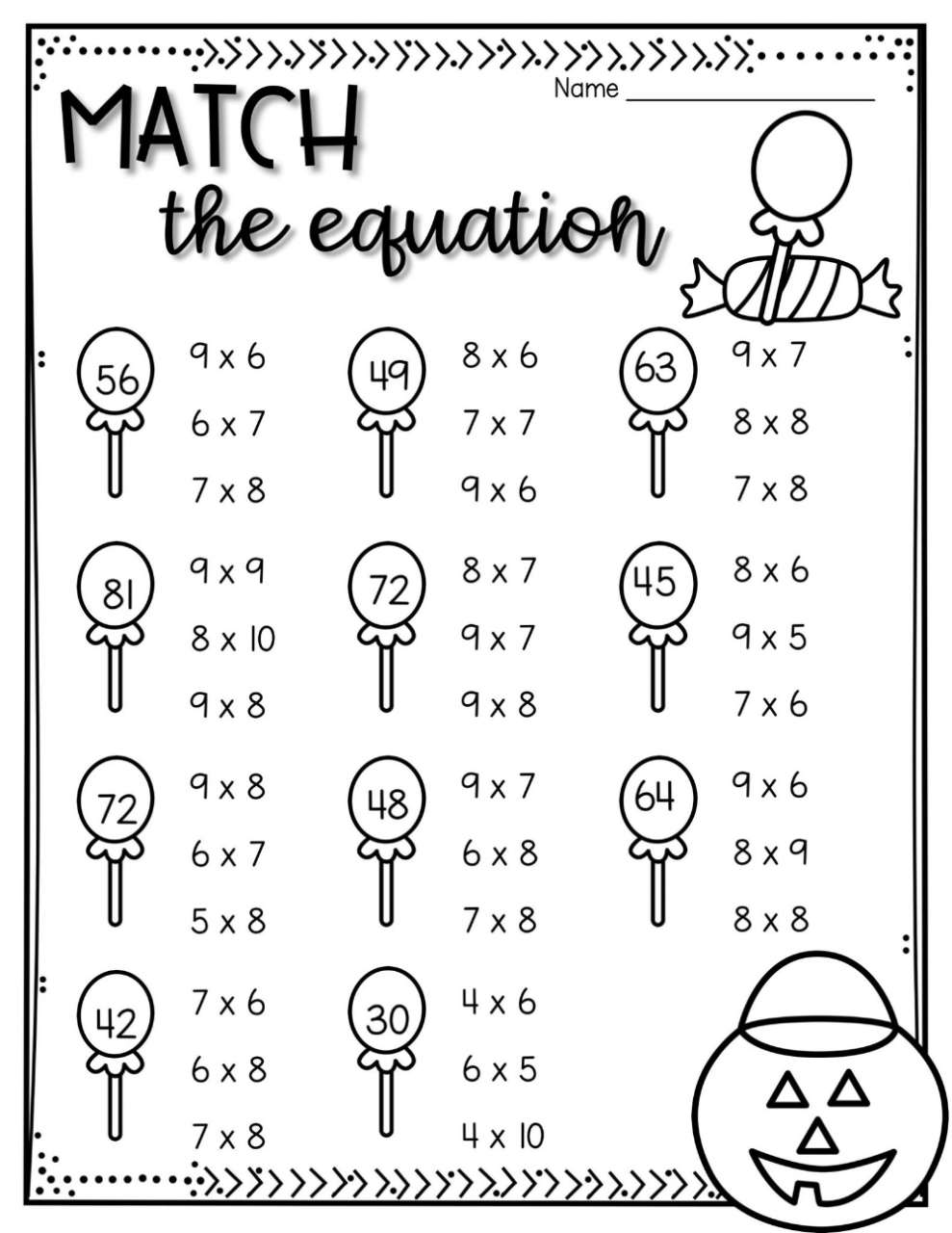 Multiplication Fun Worksheets Free
