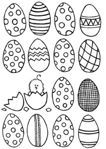 Blank Easter Egg Templates in 2020 Egg template, Easter egg coloring