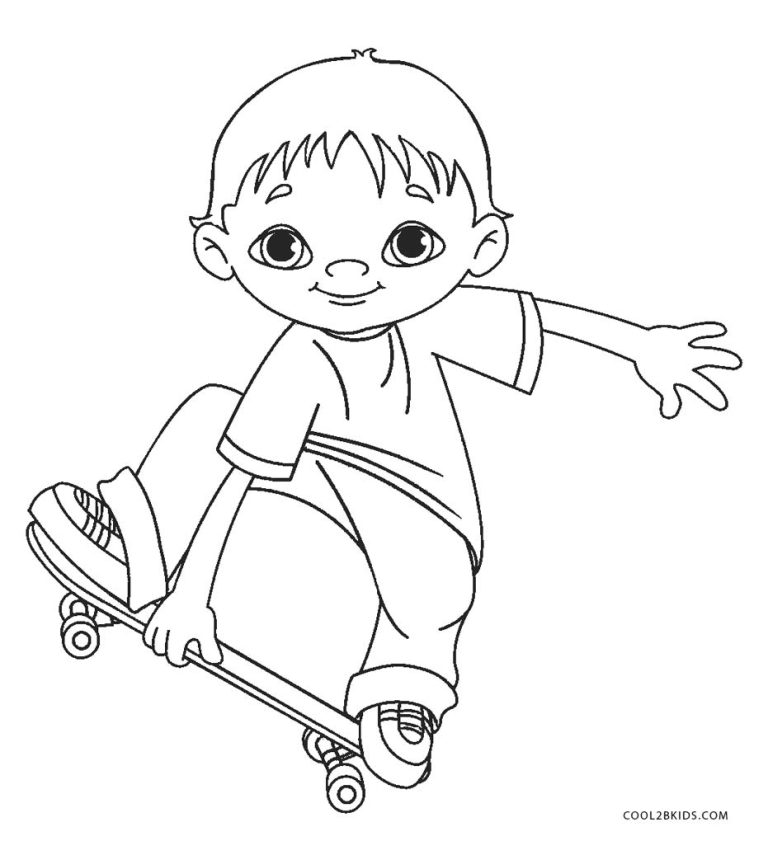 Free Coloring Pages For Boys