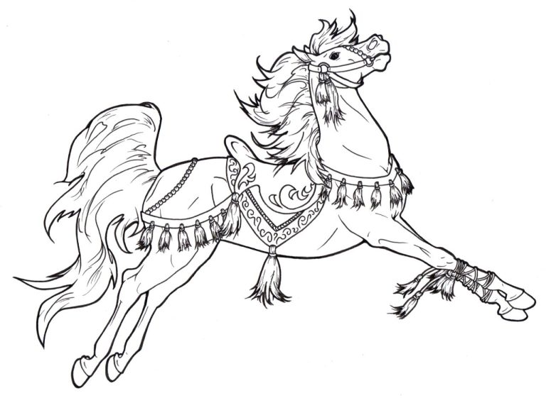 Horse Coloring Page Printable