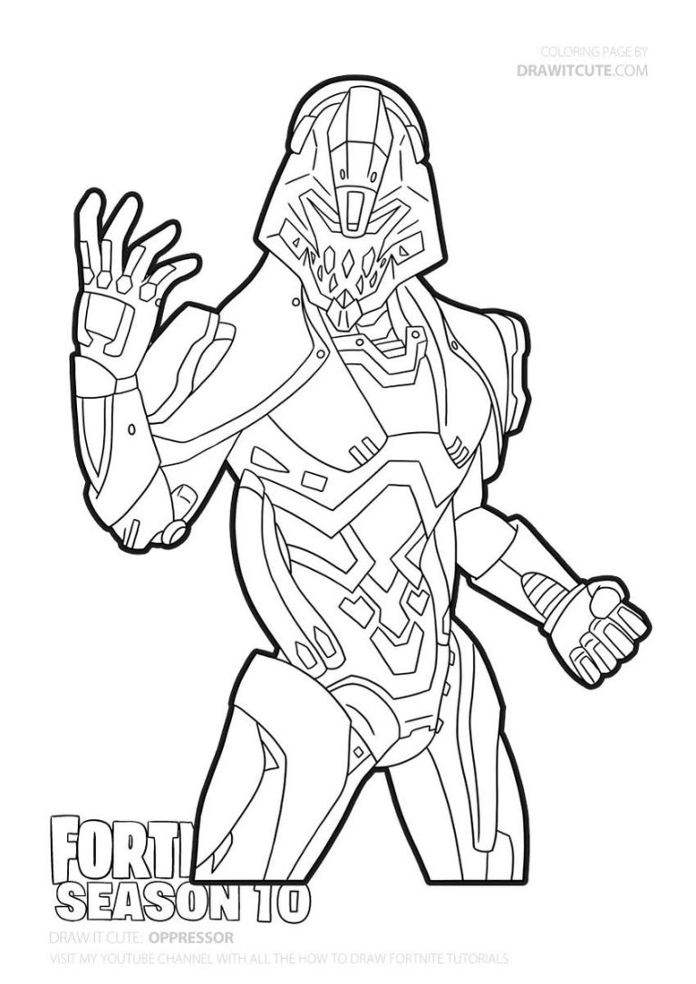 Fortnite Coloring Pages Season 11
