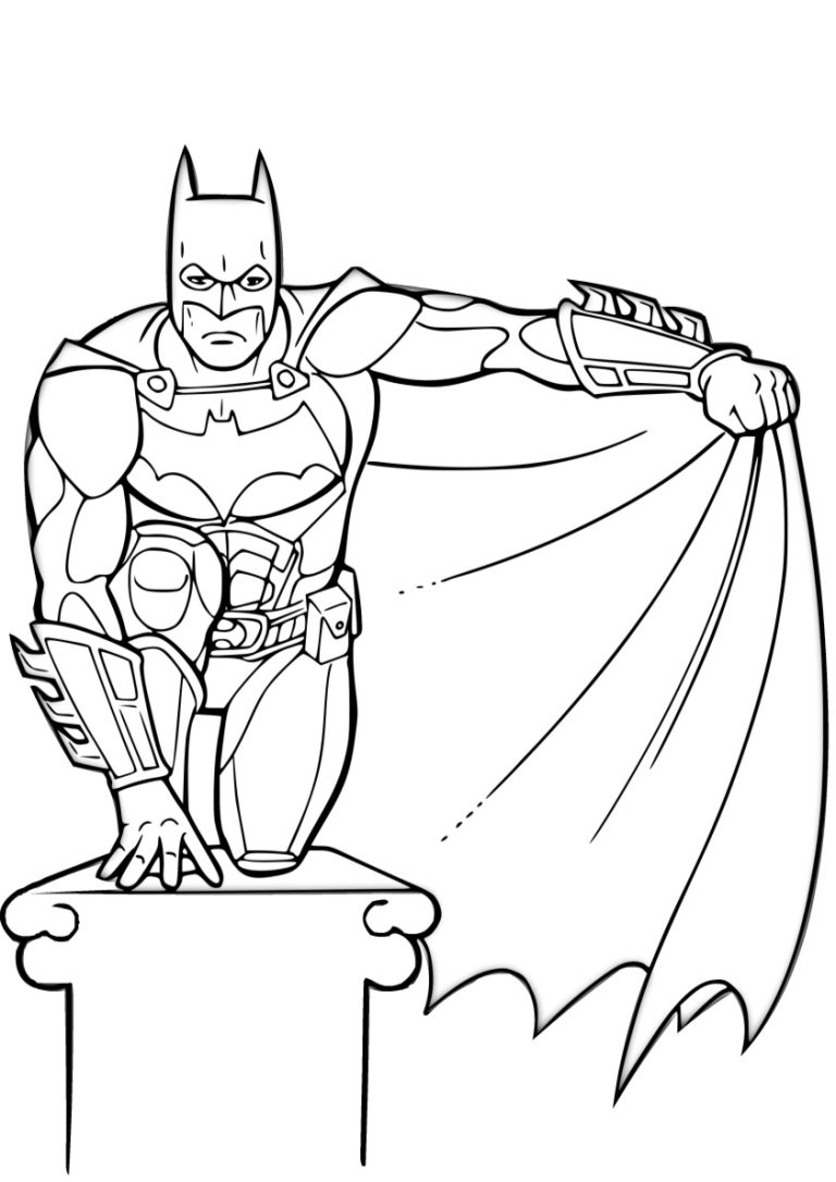Batman Coloring Pages Easy