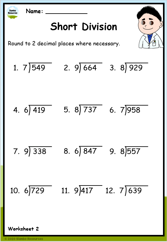 Grade 5 Division Worksheets Free Printables Math Worksheets
