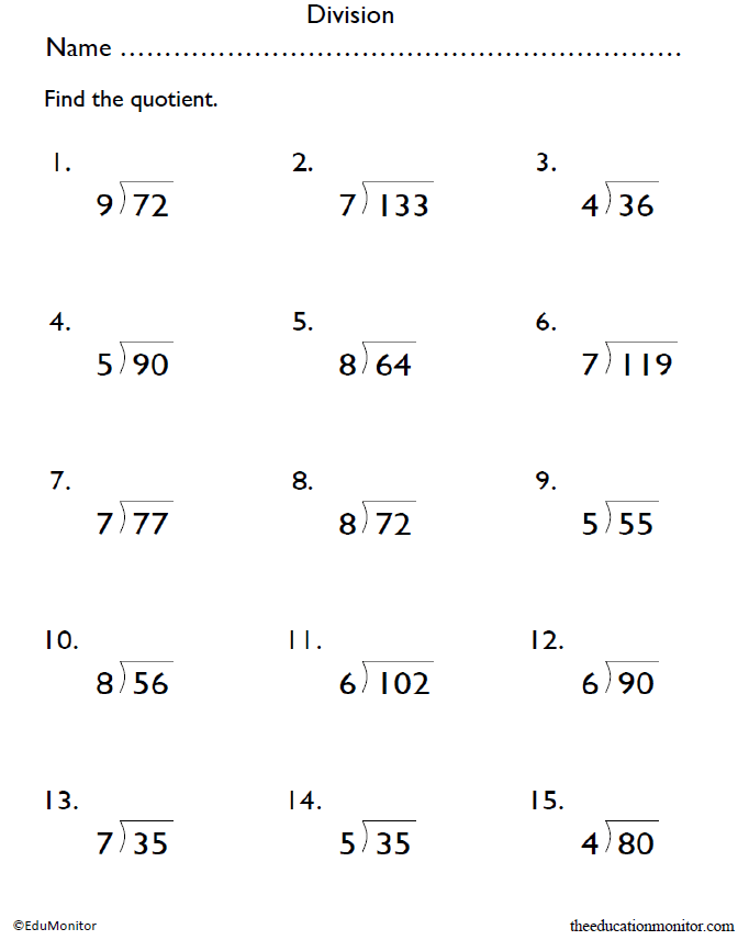 Math Worksheets Pdf Grade 4