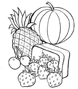Free Printable Food Coloring Pages For Kids