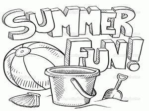Summer Coloring Pages Preschool Coloring Home