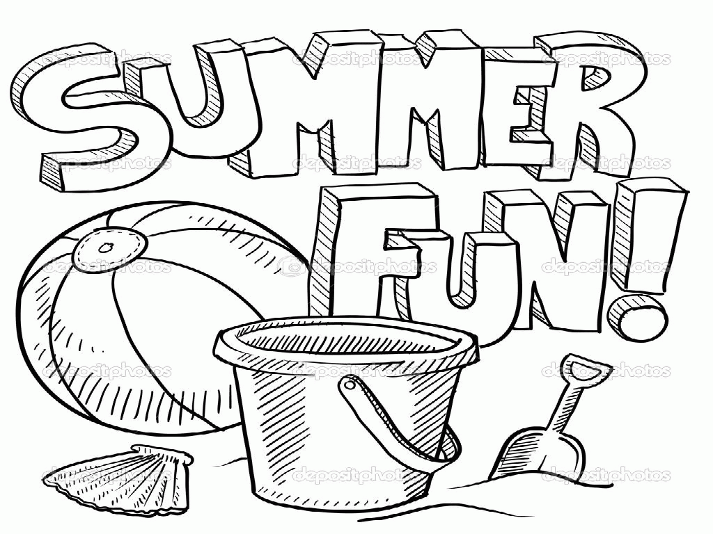Fun Coloring Pages For Summer