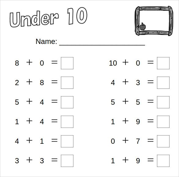 FREE 11+ Sample Math Worksheet Templates in PDF MS Word