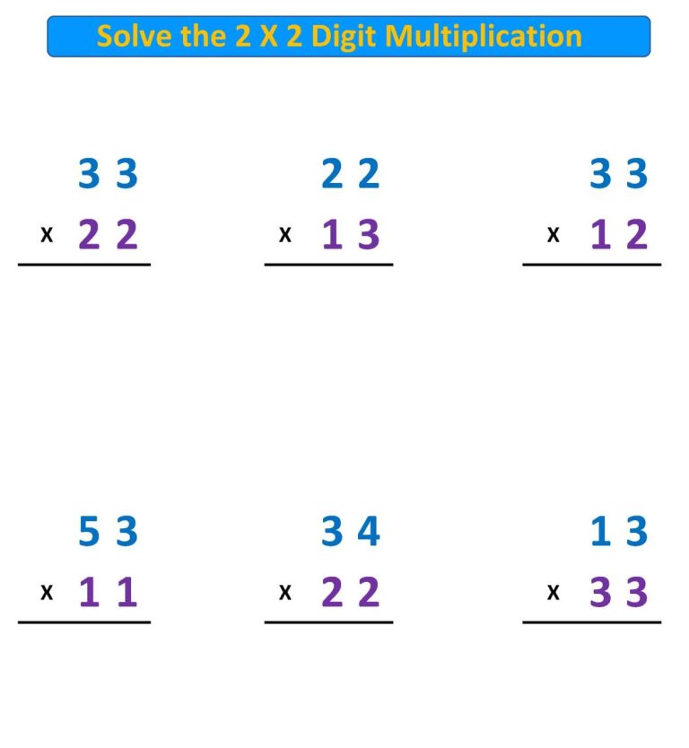How To Teach Double Digit Multiplication With Regrouping