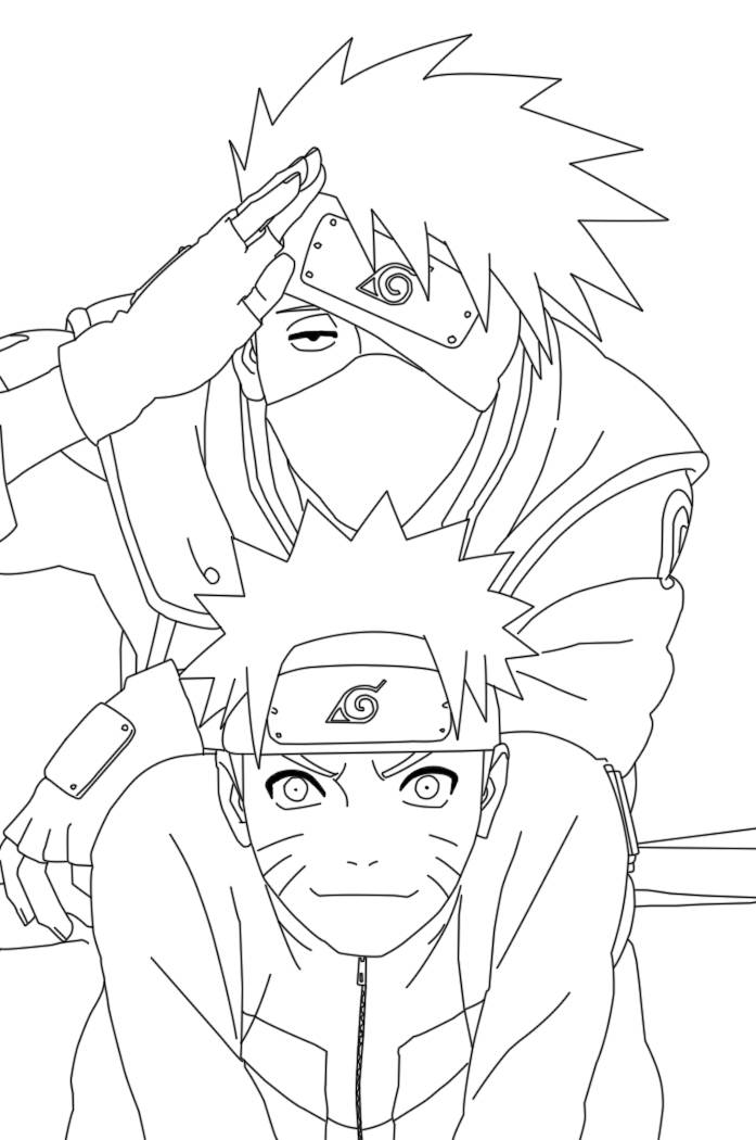 Coloring Pages Anime Naruto