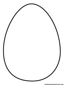 plain easter egg coloring pages download PINTEREST plain easter egg