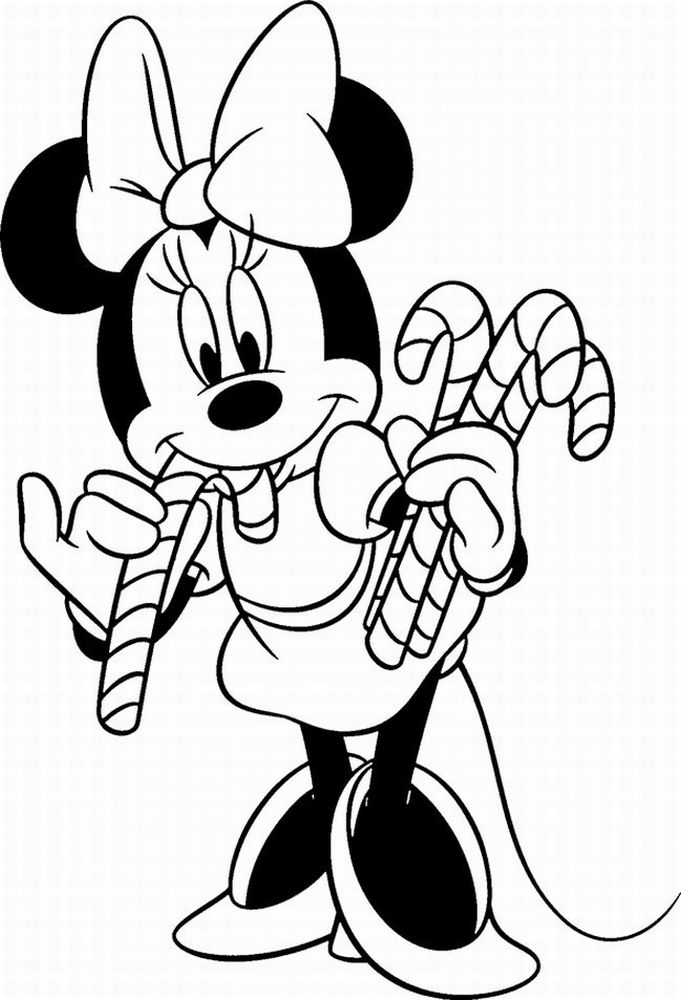 Minnie Mouse Coloring Pages Printable Free