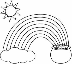 rainbow coloring pages for kids printable Only Coloring Pages