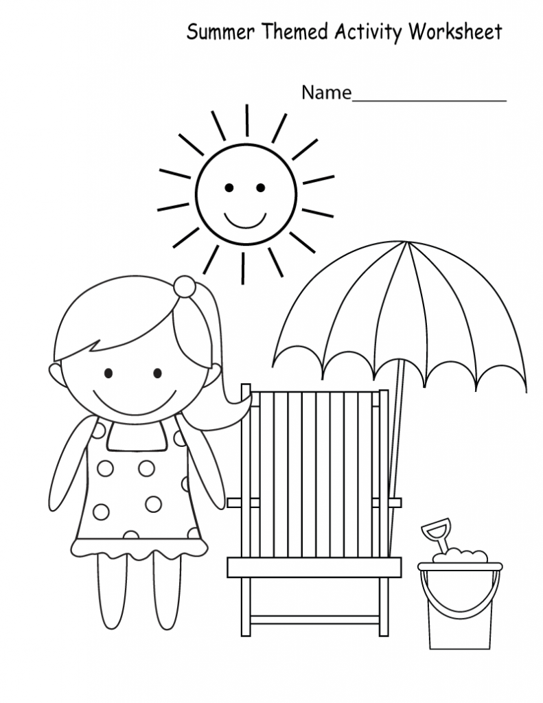 Coloring Pages For Kids Summer