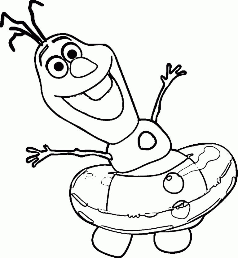 Frozen Coloring Pages Olaf