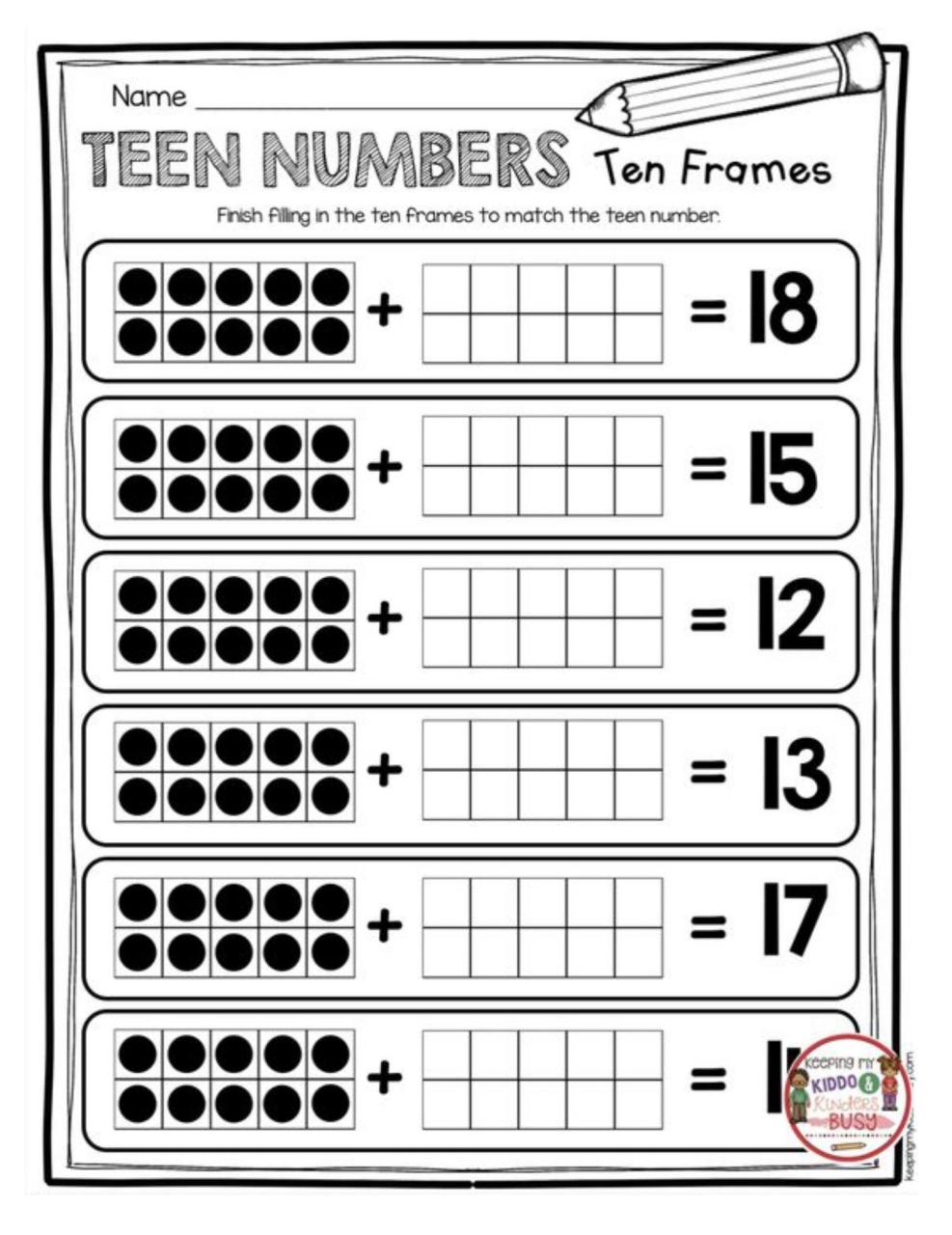 Math Worksheets For First Grade Pdf