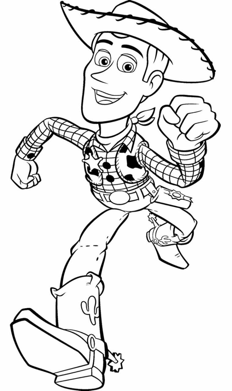 Toy Story Coloring Pages Woody