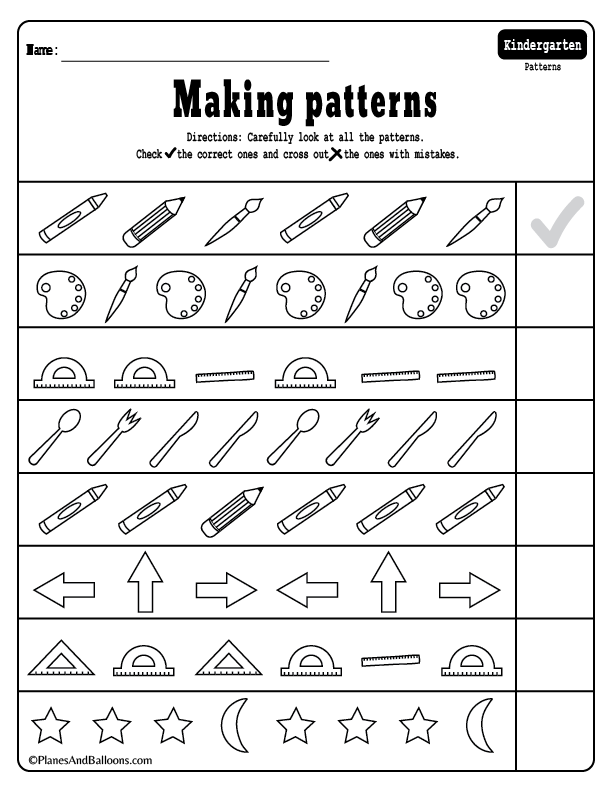 Kindergarten Math Worksheets Free Download