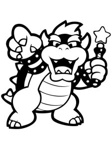 baby bowser coloring pages Mario coloring pages, Super mario coloring