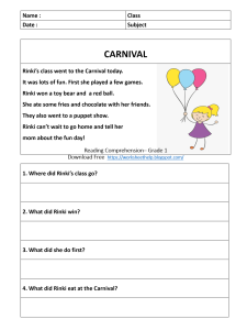 Reading Comprehension Worksheet Grade 1 Carnival Comprehension