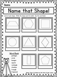 TRY IT OUT THURSDAY FREEBIE!!!! Shapes worksheet kindergarten, First