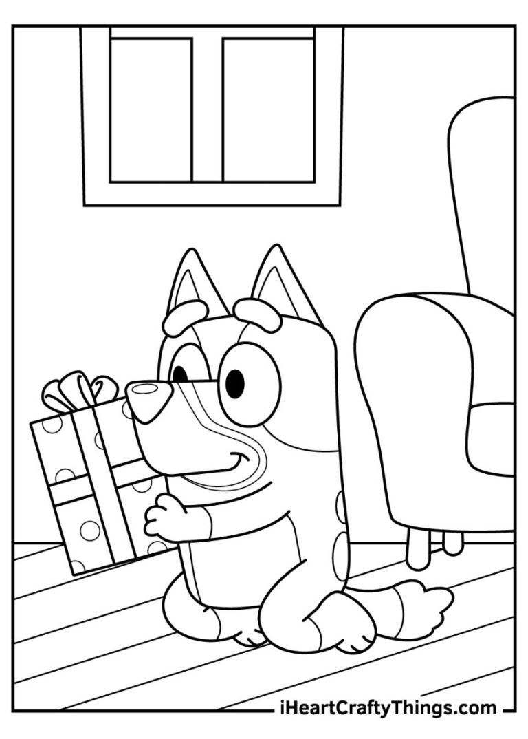 Bluey Coloring Pages Printable