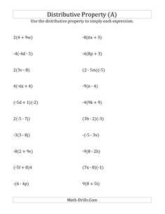 8th Grade Pre Algebra Worksheets With Answers