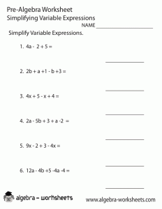 8th grade math worksheets algebra Google Search Projects to Try