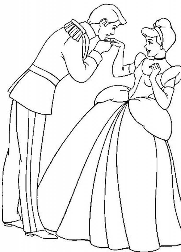 Cinderella Coloring Pages Free Download