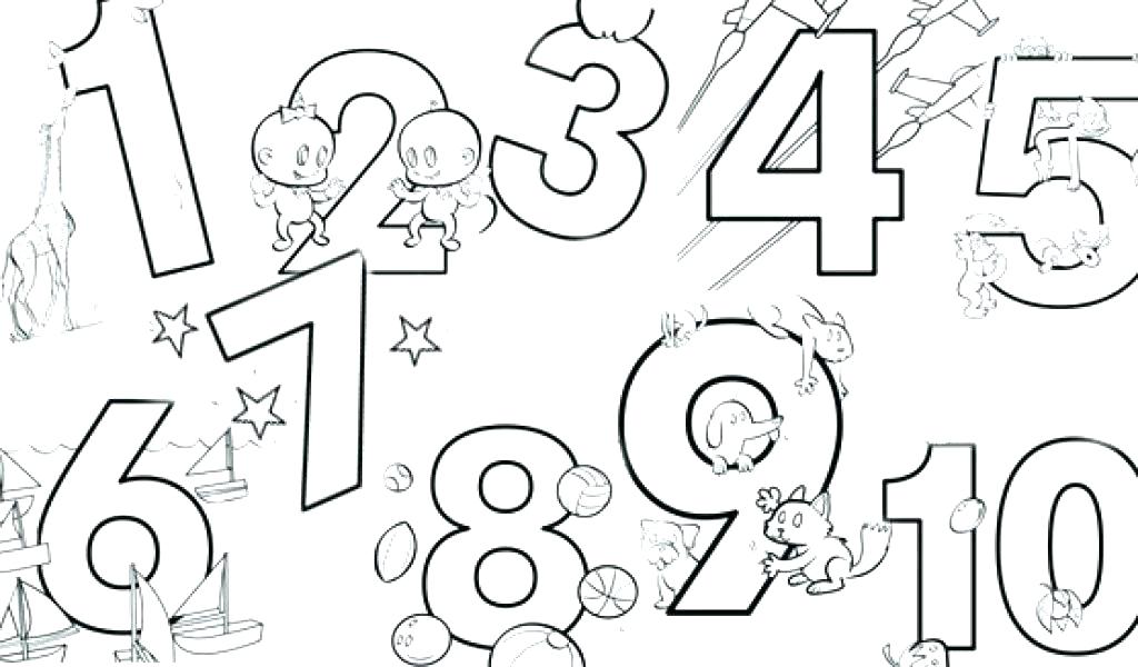 Numbers Coloring Pages Pdf