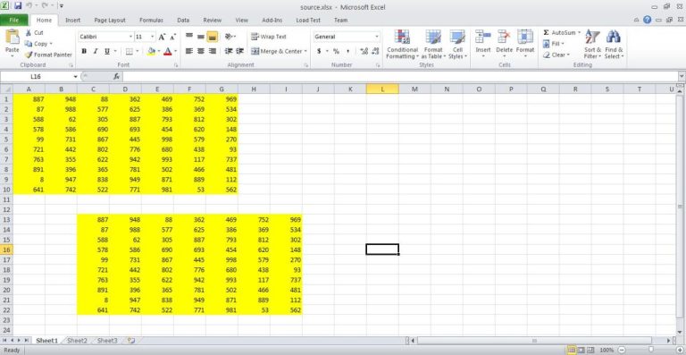 Combine Data From Multiple Worksheets In A Single Worksheet