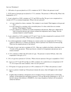 19 Best Images of Which Law Worksheet Answers Gas Laws Worksheet Answer