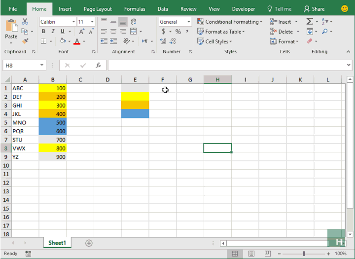 Excel Sum By Color Code