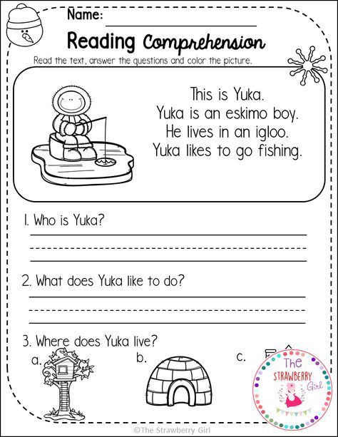 Free Wh Questions Reading Comprehension Worksheets